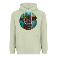 Matcha Calf Christmas Heavyweight Hoodie - RanaPortraitStore