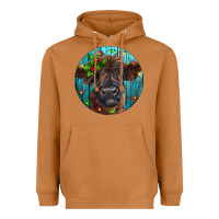 Meerkat Calf Christmas Heavyweight Hoodie - RanaPortraitStore