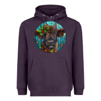 Plum Calf Christmas Heavyweight Hoodie - RanaPortraitStore