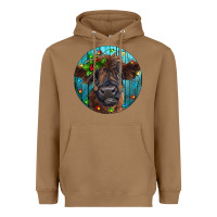 Toasted Coconut Calf Christmas Heavyweight Hoodie - RanaPortraitStore