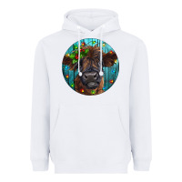White Calf Christmas Heavyweight Hoodie - RanaPortraitStore