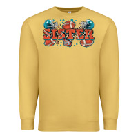 Antique Gold sister American football Premium Sweatshirt - Zillion Design Studio