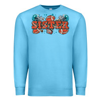 Ocean Blue sister American football Premium Sweatshirt - Zillion Design Studio