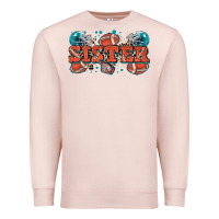 Pale Pink sister American football Premium Sweatshirt - Zillion Design Studio