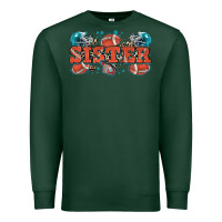 Sports Green sister American football Premium Sweatshirt - Zillion Design Studio