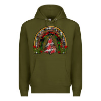 Army Green trees rainbow Premium Hoodie - JahusDesignShop