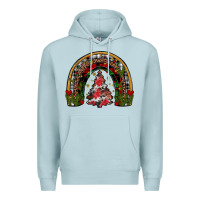 Blue Mist trees rainbow Premium Hoodie - JahusDesignShop