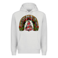 Dove Grey trees rainbow Premium Hoodie - JahusDesignShop
