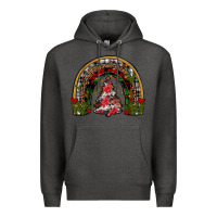 Charcoal Heather trees rainbow Premium Hoodie - JahusDesignShop
