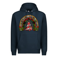 Navy trees rainbow Premium Hoodie - JahusDesignShop