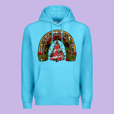 Trees Rainbow Premium Hoodie Designed By Jahusdesignshop