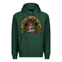 Sports Green trees rainbow Premium Hoodie - JahusDesignShop