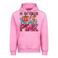 Fuchsia Pink in october we wear pink with pumpkins Urban Hoodie - AdoDesignShop