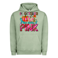 Pigment Oil Green in october we wear pink with pumpkins Urban Hoodie - AdoDesignShop