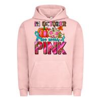 In October We Wear Pink With Pumpkins Urban Hoodie | Teevron