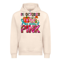 Sandshell in october we wear pink with pumpkins Urban Hoodie - AdoDesignShop