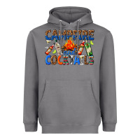 Storm campfire and cocktails Heavyweight Hoodie - texasbilliewilder