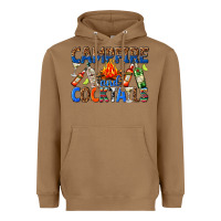 Toasted Coconut campfire and cocktails Heavyweight Hoodie - texasbilliewilder