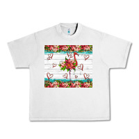 Lunar Rock flamingo with tropical flowers Urban Heavy Tee - Artiststas