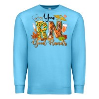 Ocean Blue you rn good hands fall Premium Sweatshirt - texasbilliewilder