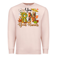 Pale Pink you rn good hands fall Premium Sweatshirt - texasbilliewilder
