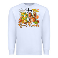 White you rn good hands fall Premium Sweatshirt - texasbilliewilder