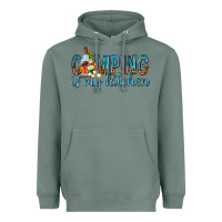 Sage camping is my kitchen with wine Heavyweight Hoodie - texasbilliewilder
