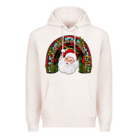 Pale Pink santa rainbow Premium Hoodie - JahusDesignShop