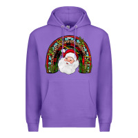 Purple santa rainbow Premium Hoodie - JahusDesignShop
