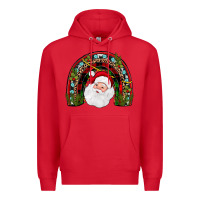 Red santa rainbow Premium Hoodie - JahusDesignShop
