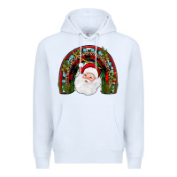 White santa rainbow Premium Hoodie - JahusDesignShop