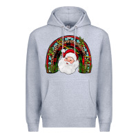 Heather Grey santa rainbow Premium Hoodie - JahusDesignShop