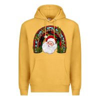 Mustard santa rainbow Premium Hoodie - JahusDesignShop