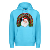 Ocean Blue santa rainbow Premium Hoodie - JahusDesignShop