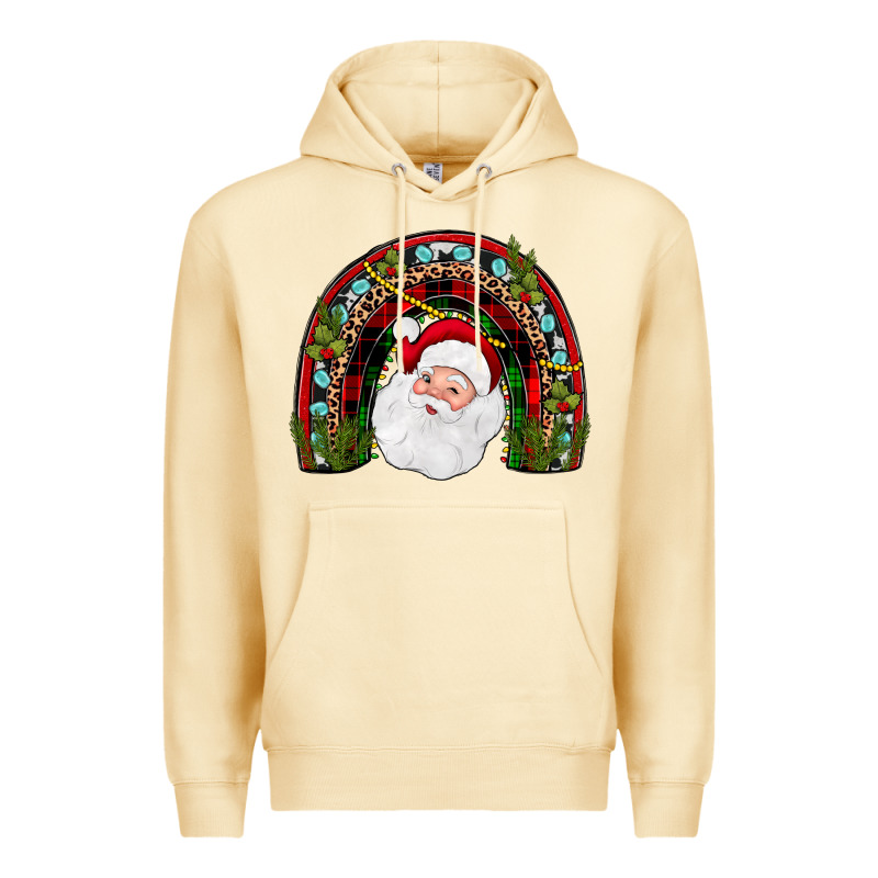 Santa Rainbow Premium Hoodie by JahusDesignShop | Teevron