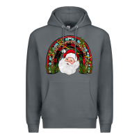 Rock santa rainbow Premium Hoodie - JahusDesignShop