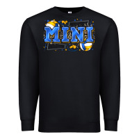 Black mini volleyball Premium Sweatshirt - Zillion Design Studio