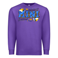 Purple mini volleyball Premium Sweatshirt - Zillion Design Studio