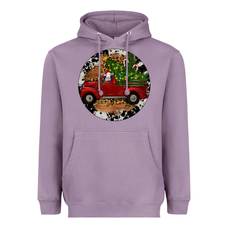 Farm Truck Christmas Heavyweight Hoodie by RanaPortraitStore | Teevron