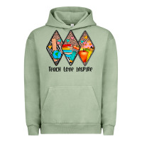 Pigment Oil Green teach love inspire Urban Hoodie - JahusDesignShop