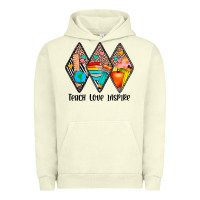 Pigment Pistachio teach love inspire Urban Hoodie - JahusDesignShop