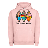 Pigment Salmon teach love inspire Urban Hoodie - JahusDesignShop