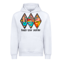 White teach love inspire Urban Hoodie - JahusDesignShop