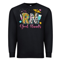 Black you rn good hands Premium Sweatshirt - texasbilliewilder