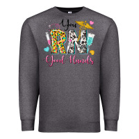 Charcoal Heather you rn good hands Premium Sweatshirt - texasbilliewilder