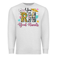 Oatmeal Heather you rn good hands Premium Sweatshirt - texasbilliewilder