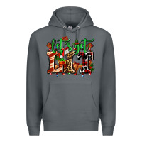 Rock lets get lit with Christmas Premium Hoodie - AdoDesignShop