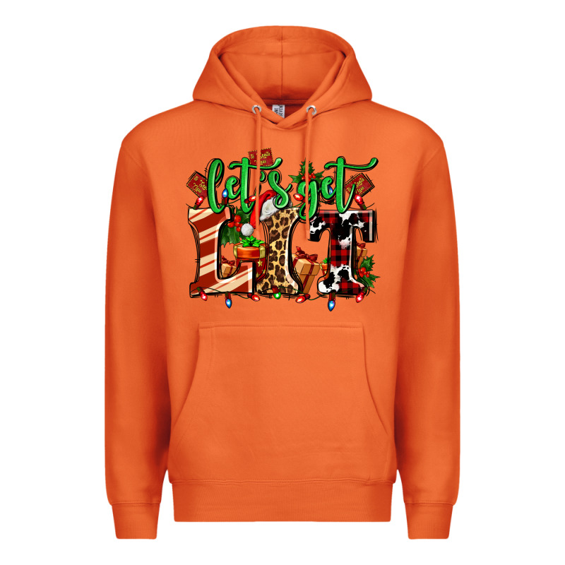 Lets Get Lit With Christmas Premium Hoodie by AdoDesignShop | Teevron