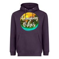 Plum camping vibes Heavyweight Hoodie - texasbilliewilder