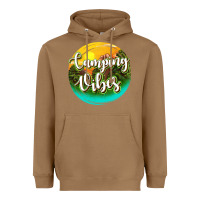 Toasted Coconut camping vibes Heavyweight Hoodie - texasbilliewilder